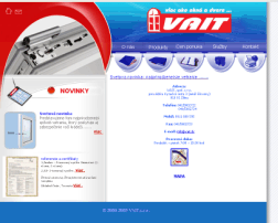 Web str�nka  spolo�nosti Vait, s.r.o. - �iilna